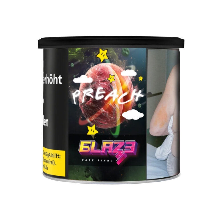 Blaze Dark Bland Tabak Preach 200g - ShishaDome